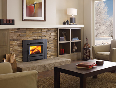 No more drafty fireplaces! Add a Regency gas or wood fireplace Insert to turn your inefficient
