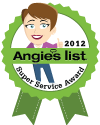 2012 Angies List Super Service Award Badge