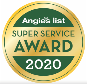 2020 Angie's List Super Service Award Badge