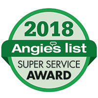 2018 Angie's List Super Service Award Badge