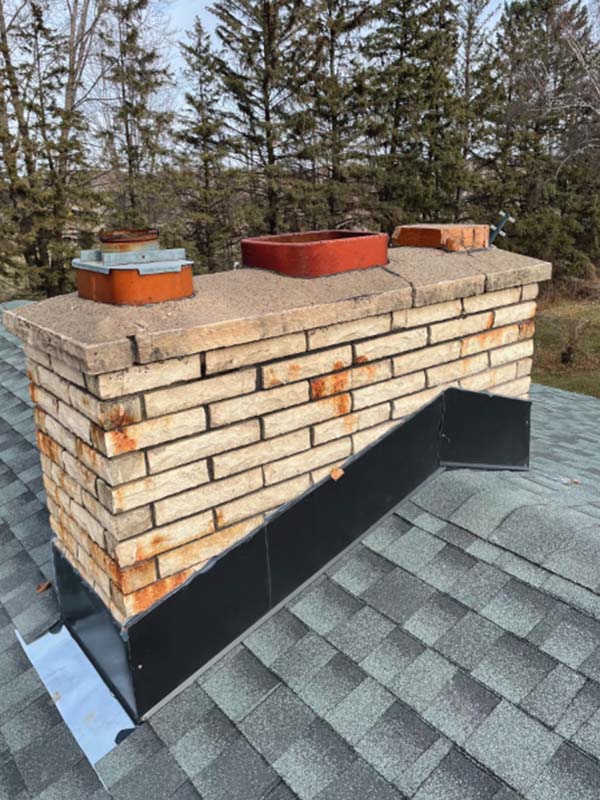 Orginal Photo- Chimney restoration before- Jack Pixley Sweeps Chimney before restoration